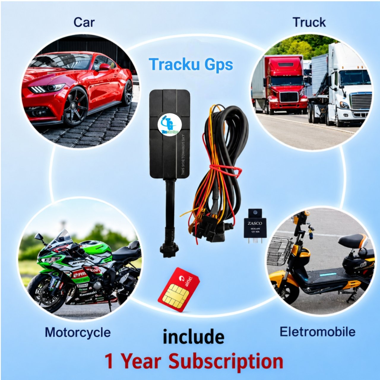 Commercial vehicle GPS tracker